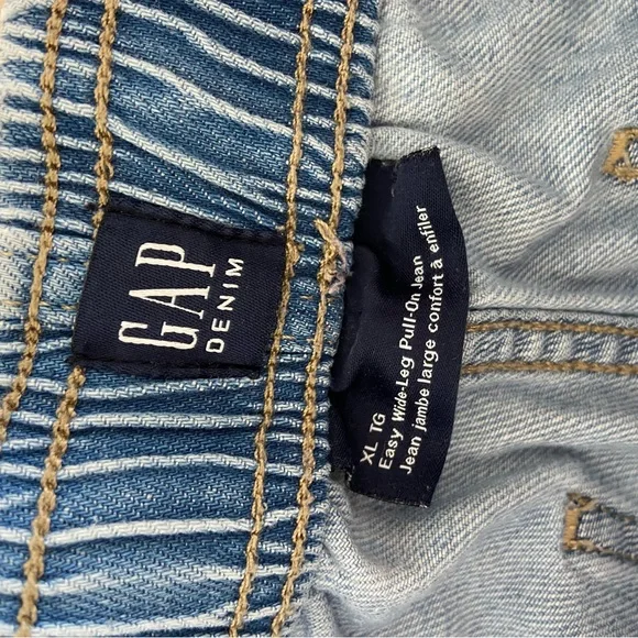 Gap Wide Leg Lightweight Denim Jeans Youth Size 10-12 - Picture 4 of 6